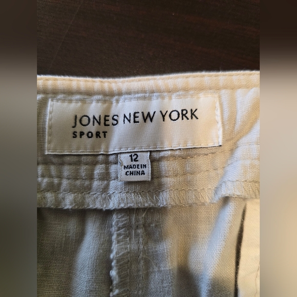 Jones New York Sport Beige Linen Pants - Picture 3 of 3